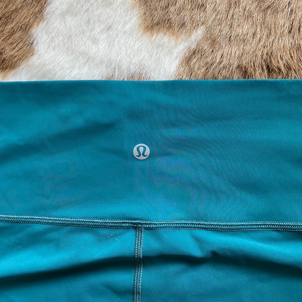 Teal lulu leggings